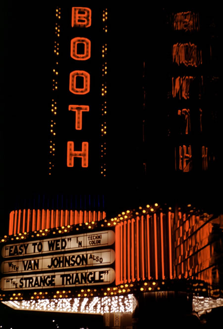 Booth Theatre - 1947 Marquee Pic From Joe Scheufler (newer photo)